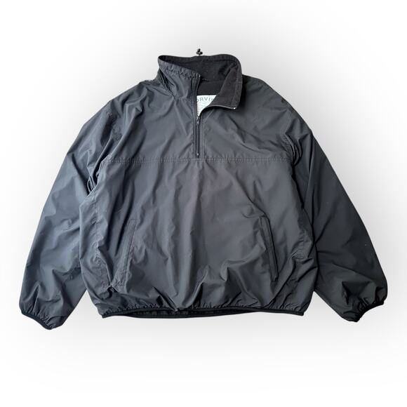 Orvis 3/4 Zip Pullover Jacket Fleece Lined, Men’s Size XXL, Black - Picture 9 of 11